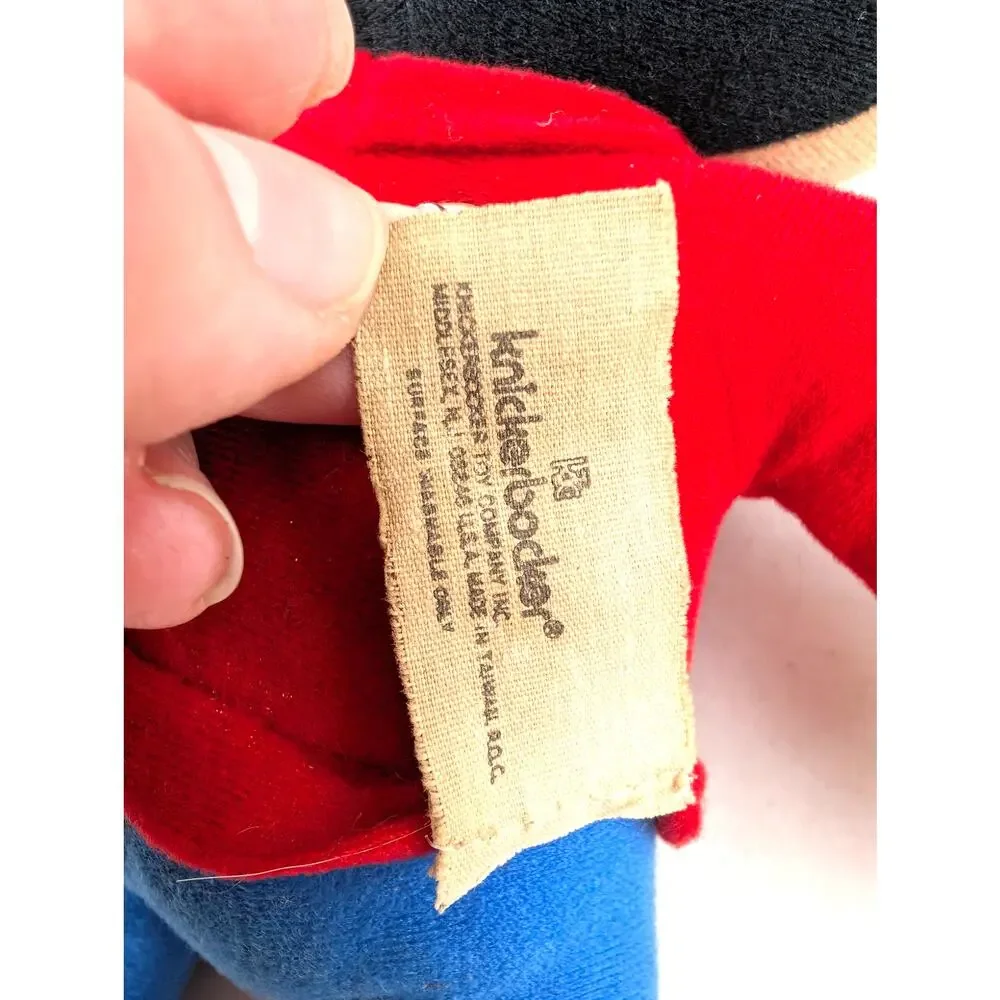 Vintage 1976 Knickerbocker Mickey Mouse Club Musical Plush Wind Up Works